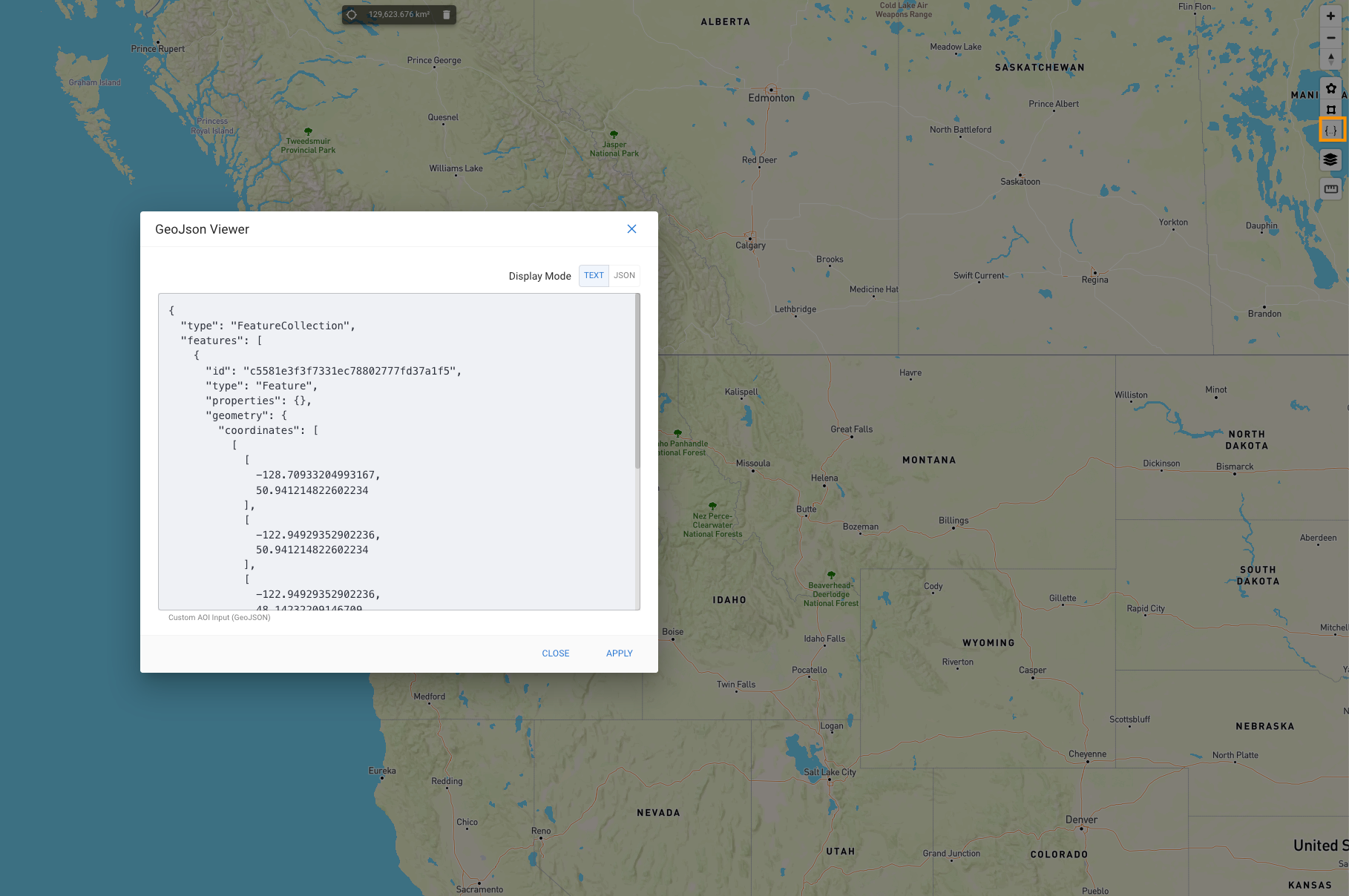 EarthPlatform JSON Viewer