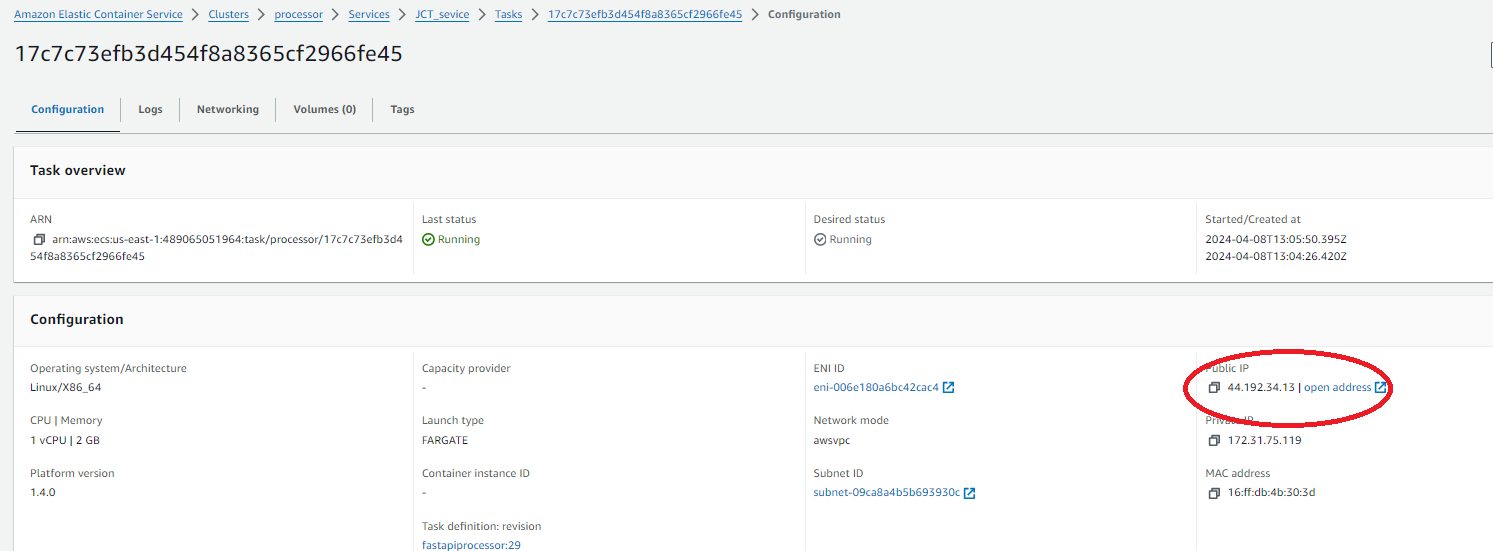 Get public IP Get public IP